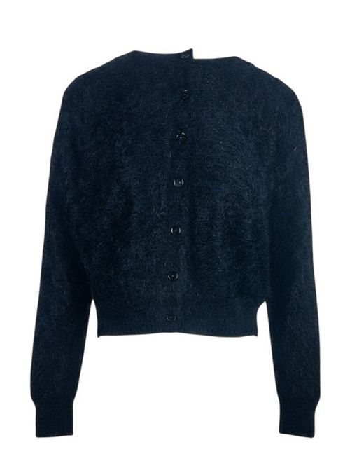 rebecchina donna in cachemire nero